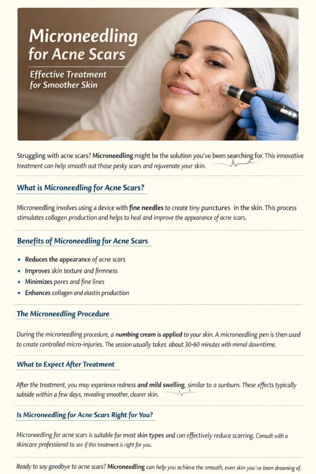 Microneedling for Acne Scars: The Ultimate Skin Repair Treatment