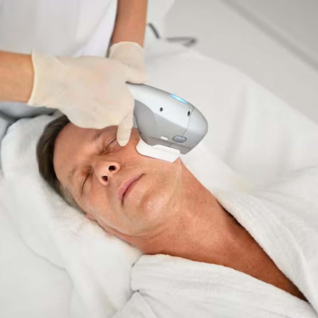 PRP facial treatment