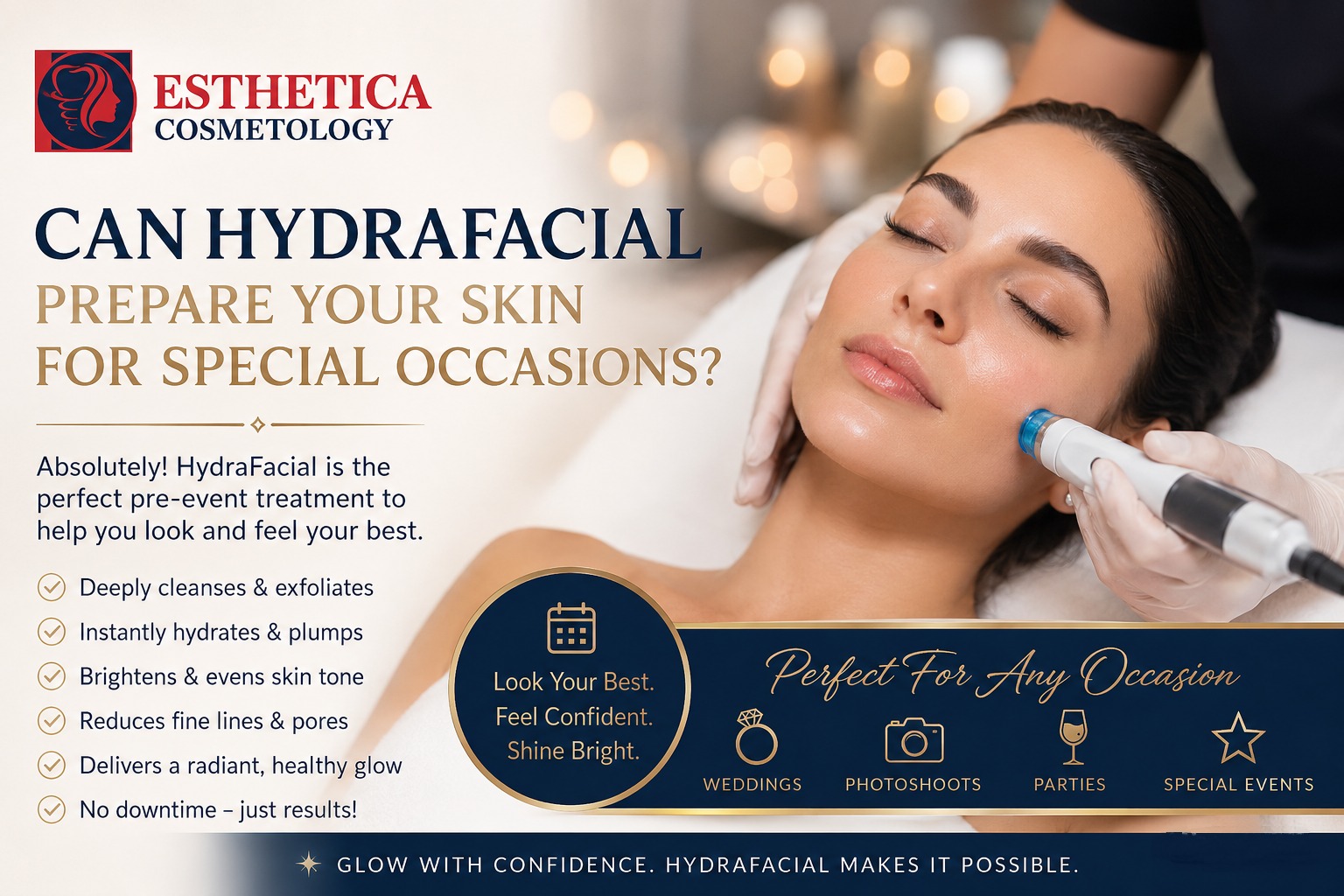 Can HydraFacial prepare my skin for special occasions?