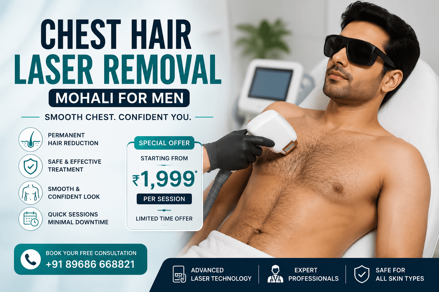 laser chest hair removal mohali