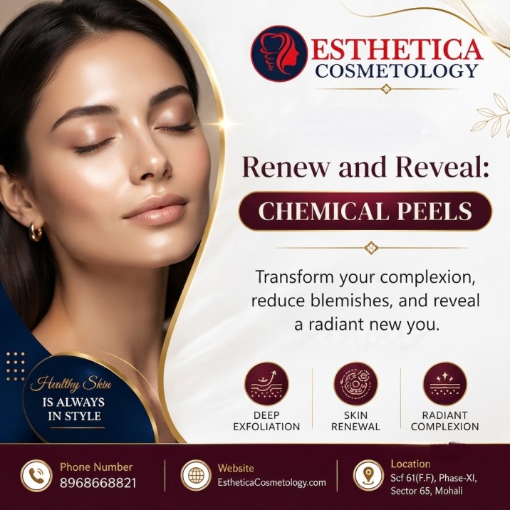 Transform Your Complexion – A Complete Guide to Chemical Peels in Mohali