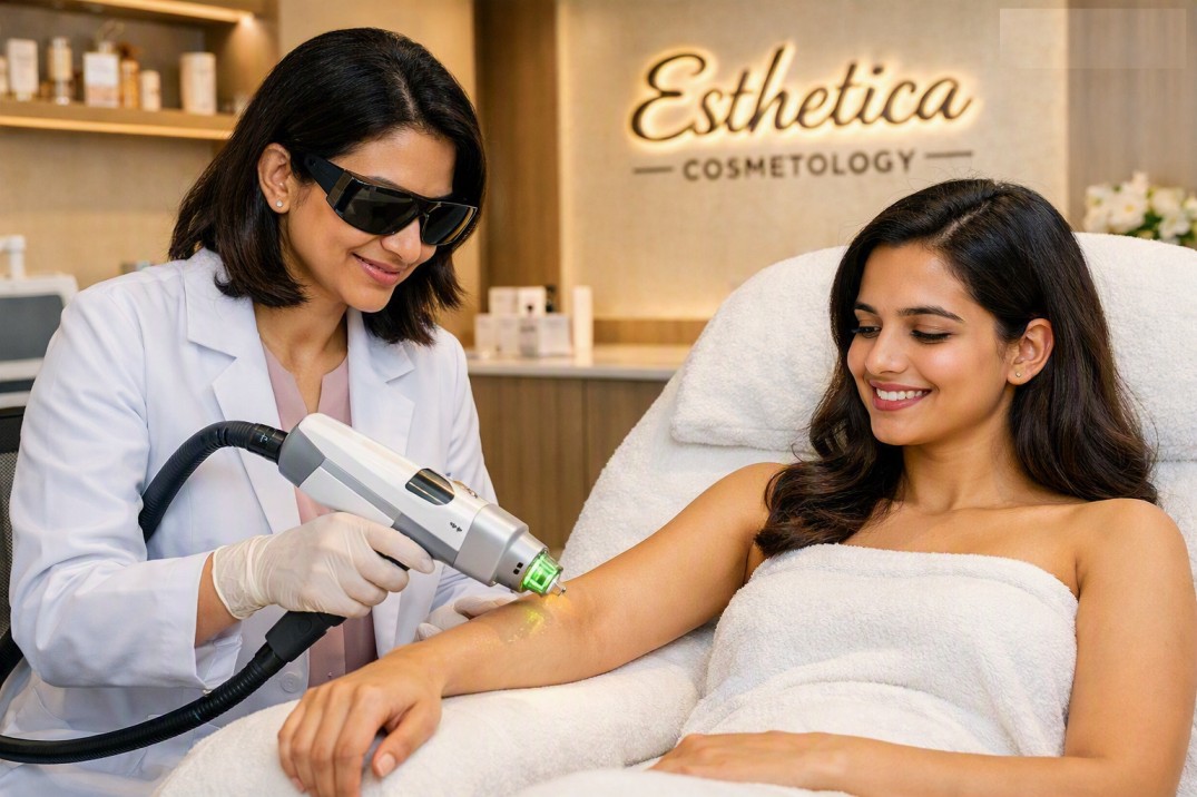Laser Hair Removal Phase 10 Mohali: Advanced & Painless Skin Care at Esthetica Cosmetology