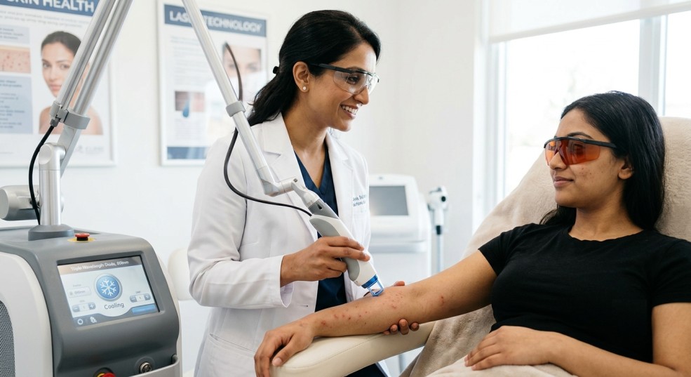 How Laser Hair Removal Treats Ingrown Hair, Razor Bumps & Skin Darkening in Mohali