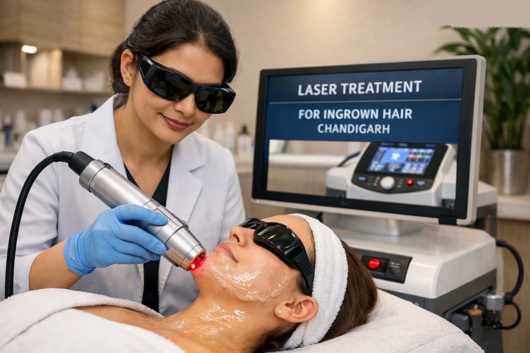 Laser Treatment for Ingrown Hair Chandigarh: Permanent Relief from Razor Bumps with Esthetica Cosmetology