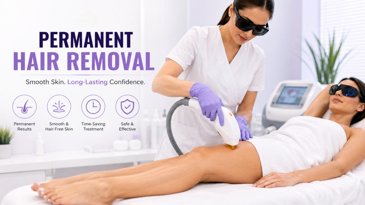 Permanent Hair Removal in Mohali: The Ultimate Smooth Skin Solution at Esthetica Cosmetology