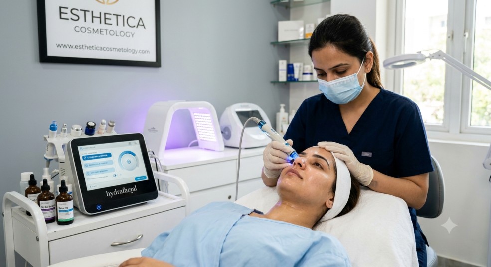Hydrafacial for Open Pores and Blackheads in Mohali: Clear, Refined Skin at Esthetica Cosmetology