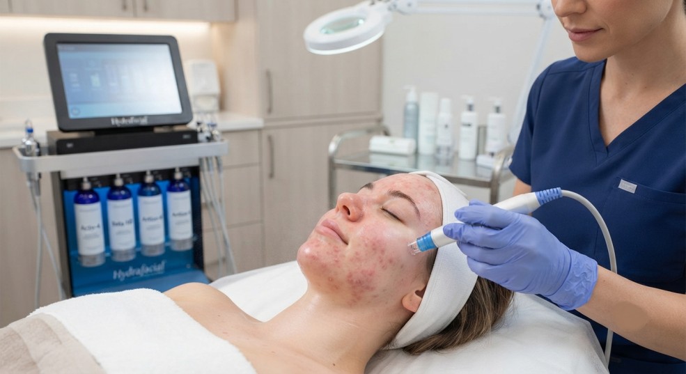 Is Hydrafacial Safe for Sensitive Skin and Active Acne?