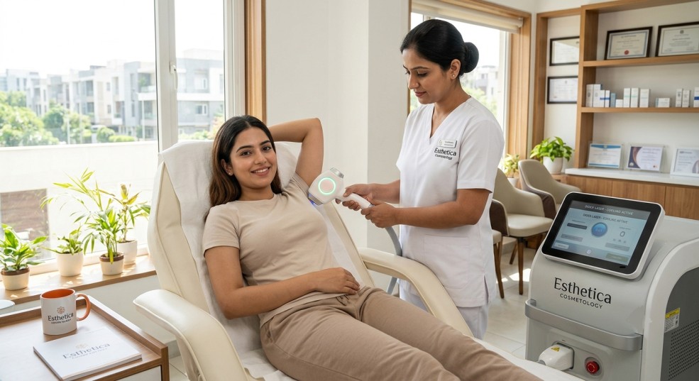 Pain-Free Laser Hair Reduction Chandigarh: Permanent Smoothness at Esthetica Cosmetology