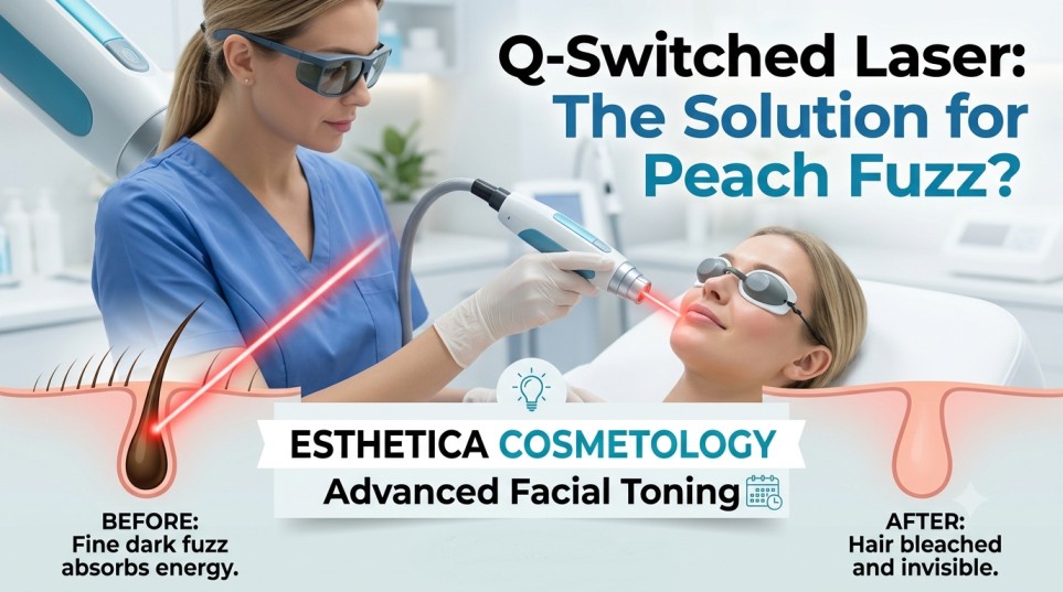Q-Switched Laser for Peach Fuzz on Face: The Ultimate Guide